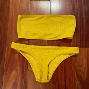 Frankie’s Bikinis Mustard Yellow Bikini